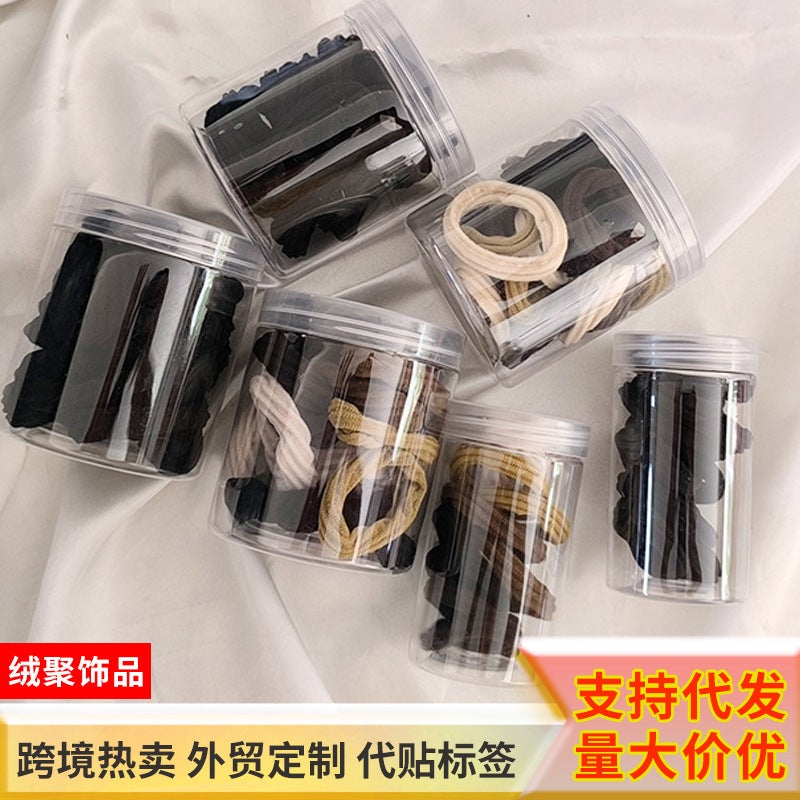 【تخفيض】 أربطة شعر سميكة ومعززة للنساء، عالية المرونة، أربطة مطاطية سوداء بدون seams - Image 2